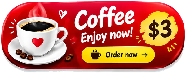 Buy us a coffee for $3